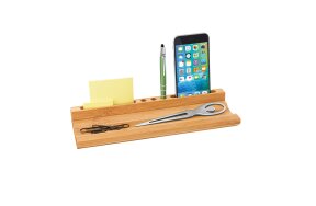 TABLE ORGANIZER SMARTPHONE HOLDER BAMBOO WEDO 611807